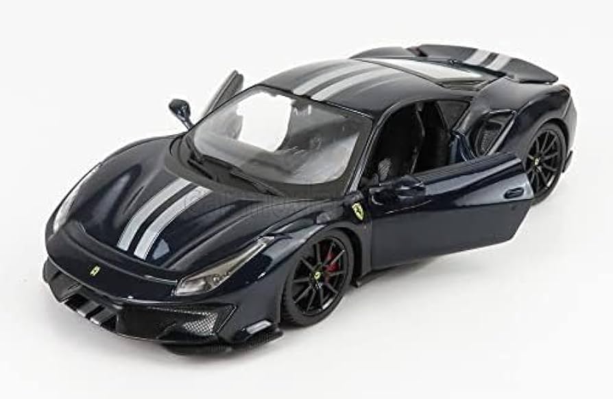 【値下げしました】フェラーリ　488ピスタ　ミニカー Amazon | アウトレット品 ブラーゴ 1/24 フェラーリ 488 ピスタ